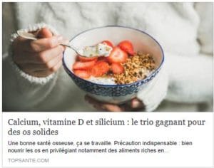 silicium sante osseuse alma bio